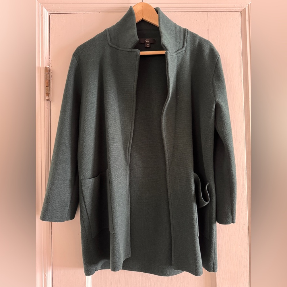 JCrew Wool Sweater Blazer